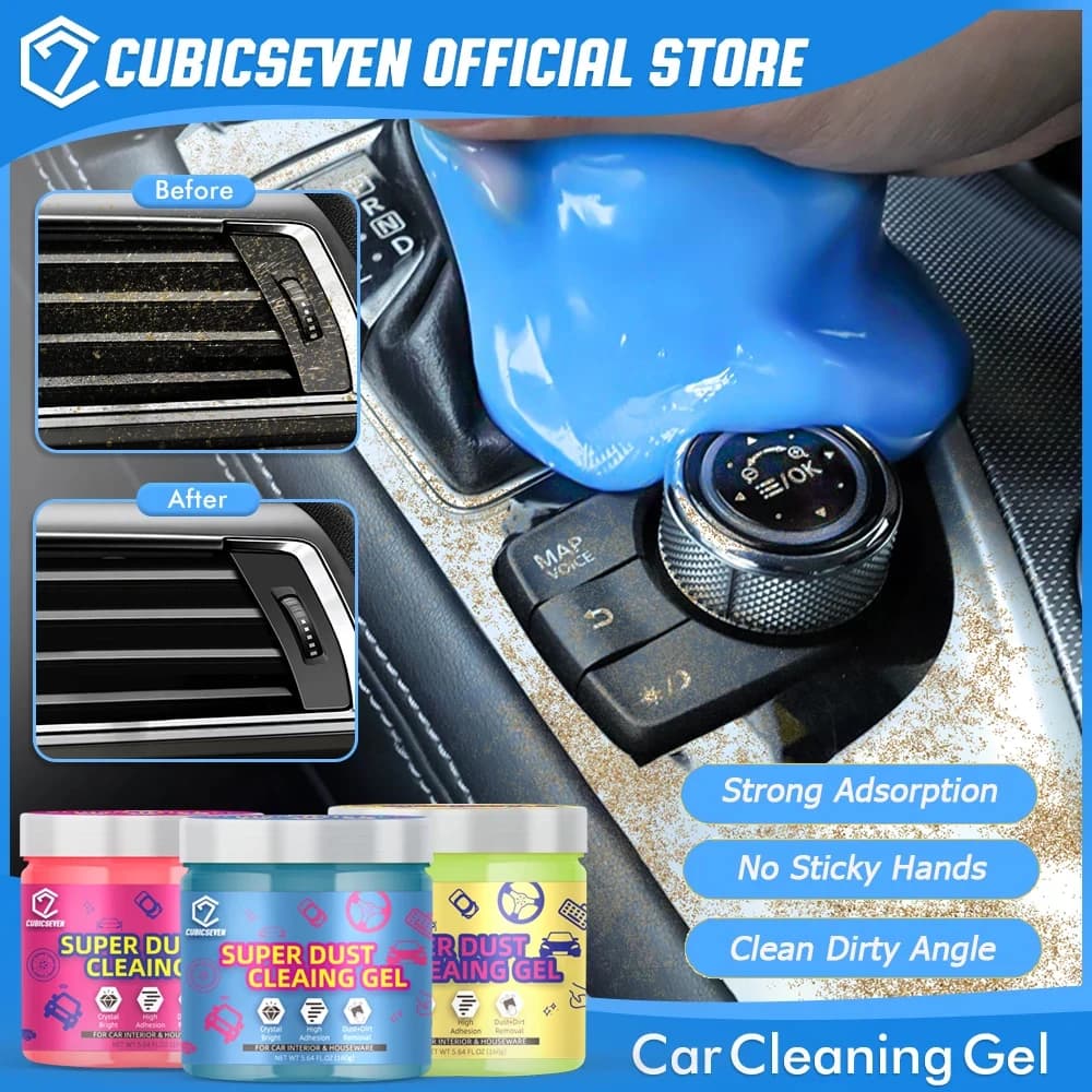 Cubicseven-Gel magique pour ordinateur portable et clavier, nettoyant anti-poussière pour livres, ar