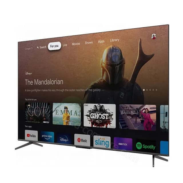 Téléviseur intelligent Google TV Mini LED 8K UHD de 100 pouces - Téléviseur de jeu VRR 120 Hz, écran