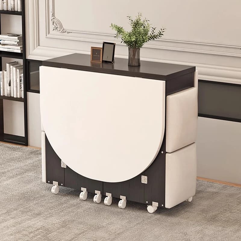 Table à manger pliante ensemble 4 chaises Table à manger De luxe nordique italienne décorer Simple Mesas Y Sillas De Comedor meubles De cuisine