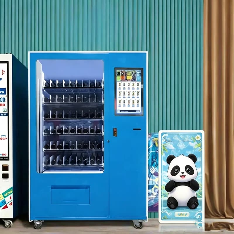 Distributeur automatique de cartes à collectionner pour centres commerciaux, distributeur automatique de cartes TCG en libre-service, distributeur automatique de cartes postales en extérieur, personna
