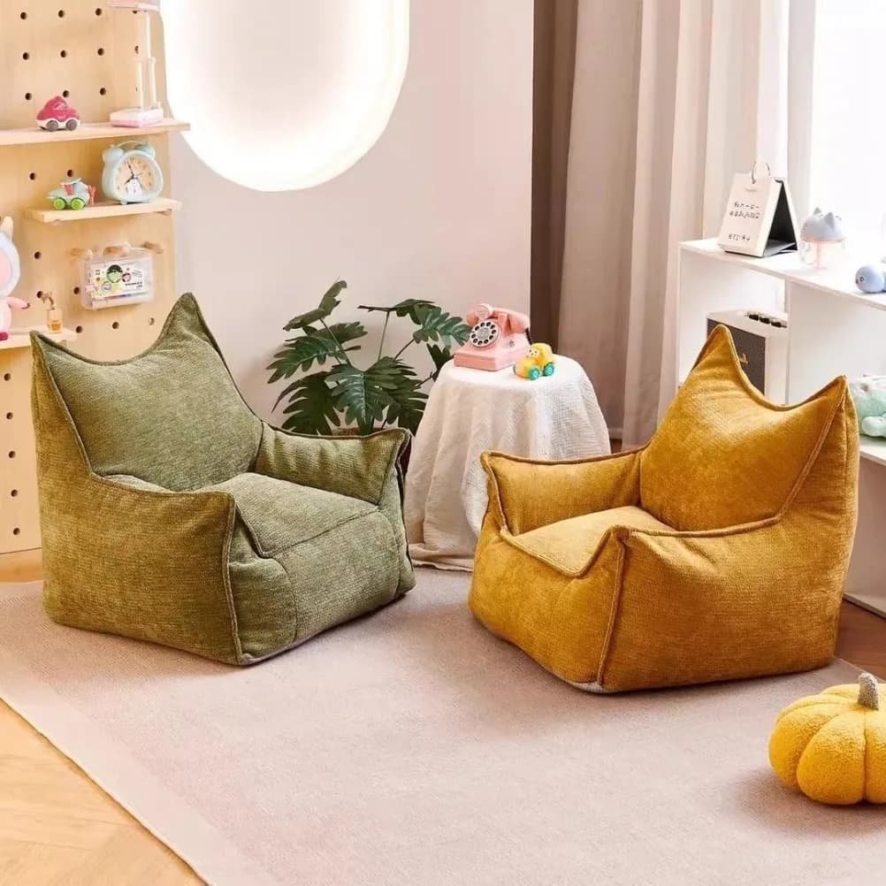 Petit canapé simple, chaise pour chambre d'enfant, salon, bébé, pouf, chaise de loisirs simple, canapé Portable épais Chai