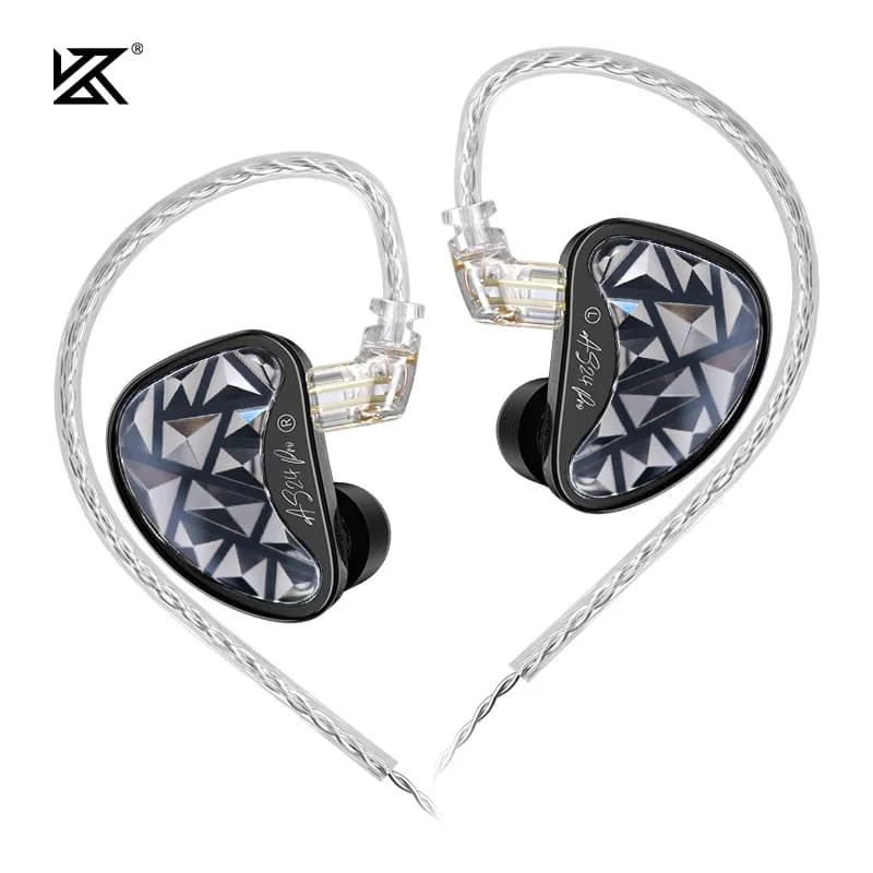 KZ AS24 PRO 24 BA unités écouteurs HIFI mis à niveau Armature équilibrée lecteur réglable dans l'ore