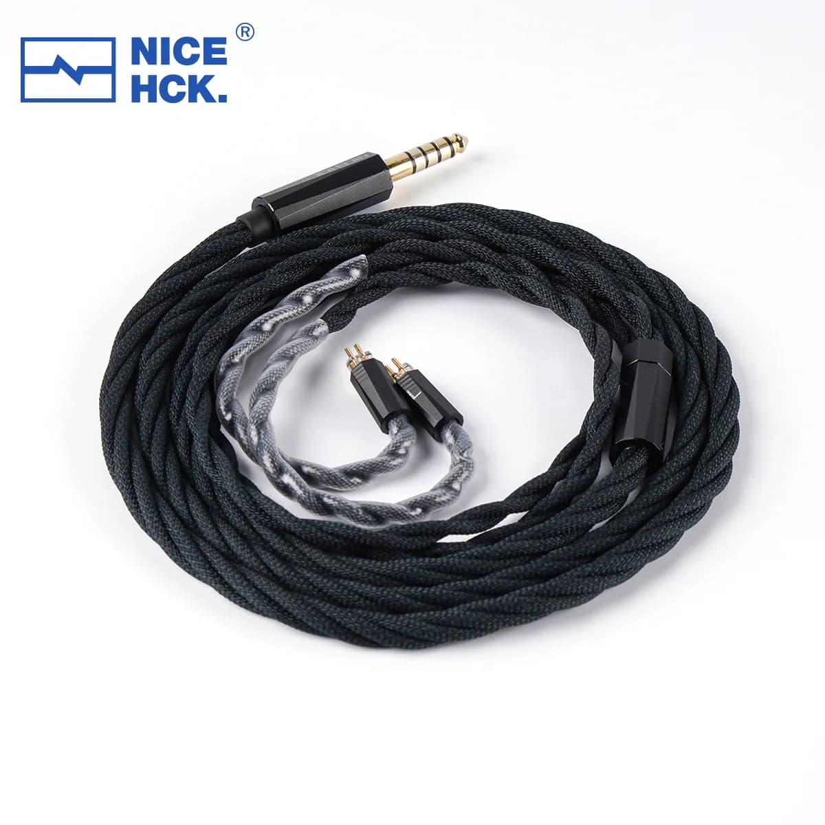 NICEHCK MeetEva alliage de cuivre argenté plaqué argent + câble OFC MMCX/0.78mm 2 broches HiFi IEM p