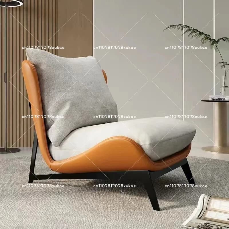 Fauteuil simple et confortable pour balcon, chaise longue relaxante pour la maison