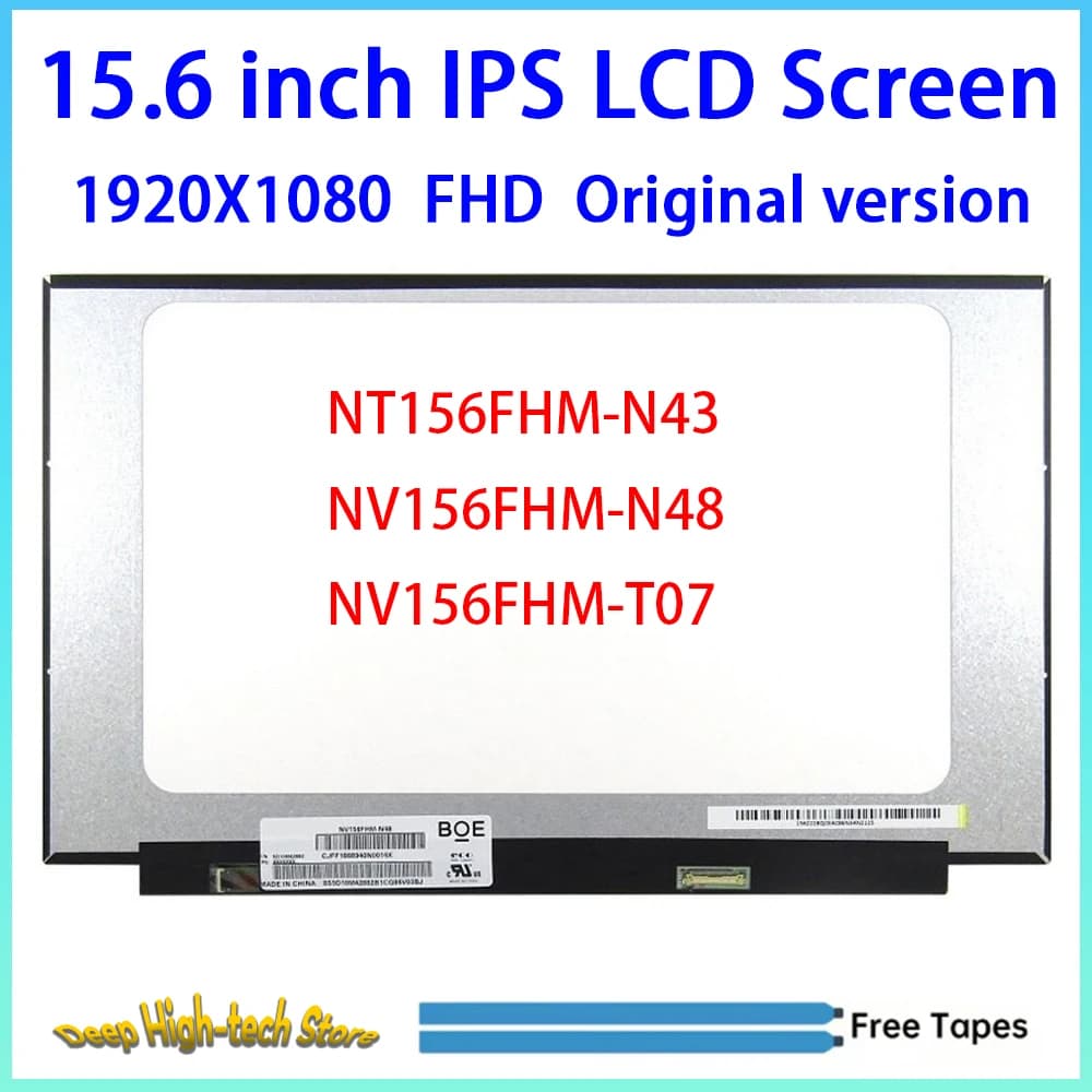 Écran LCD pour ordinateur portable 15.6 pouces, pour Lenovo IdeaPad 3 15ABA7 15IAU7 Slim 3 15ABR8 15AMN8 15IAH8 15IRH8 15IRU8 15IRU9, panneau matriciel d'affichage