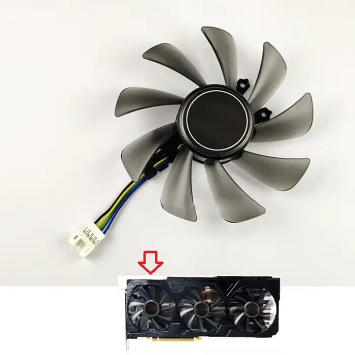 Ventilateur de refroidissement de carte graphique GALAX, 85mm, 4Pin, pour RTX2060 2070 2080 SUPER OC
