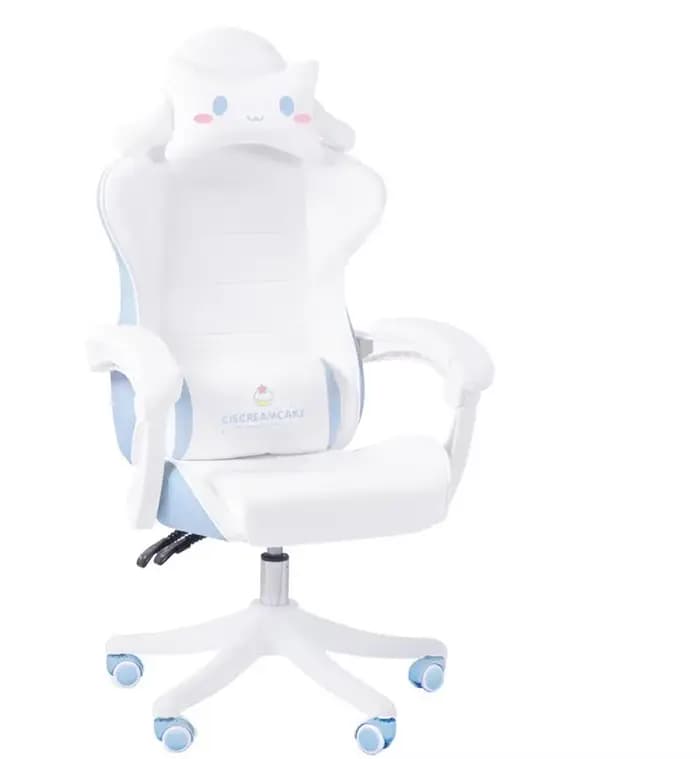 Chaise de jeu Super confortable, chaise de bureau, ancre féminine, diffusion en direct, rotative, mi