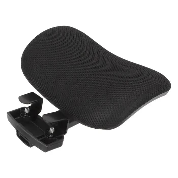 Appui-tête de chaise d'ordinateur en tissu maille, éponge noire, extension de chaise de bureau, Inst