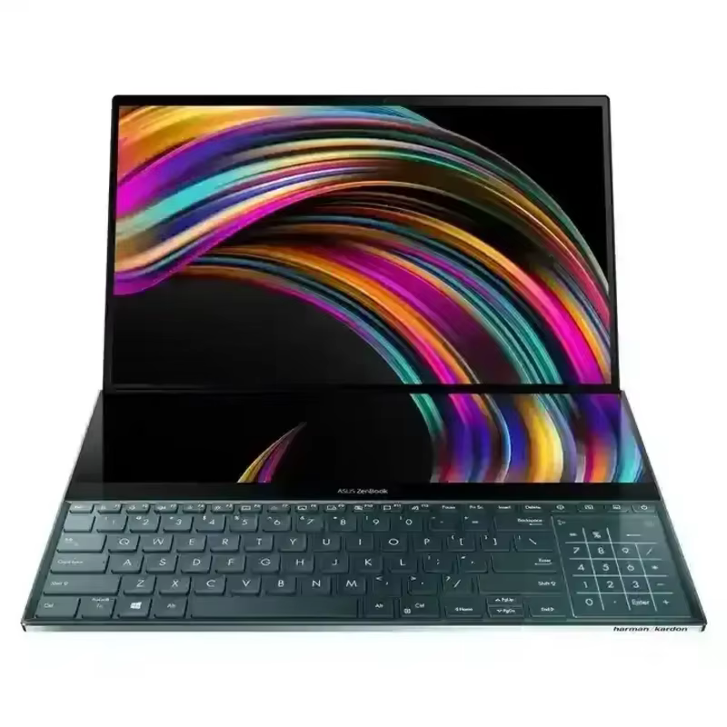 NOUVEAU 2024 A-ASUS ZenBook Pro Duo UX581 Ordinateur portable 15,6 pouces 4K UHD NanoEdge Écran tact