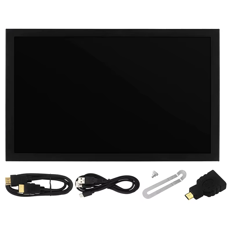 Moniteur Portable IPS LCD de 7 pouces, entrée VGA AV compatible HDMI, écran d'alimentation DC Type C