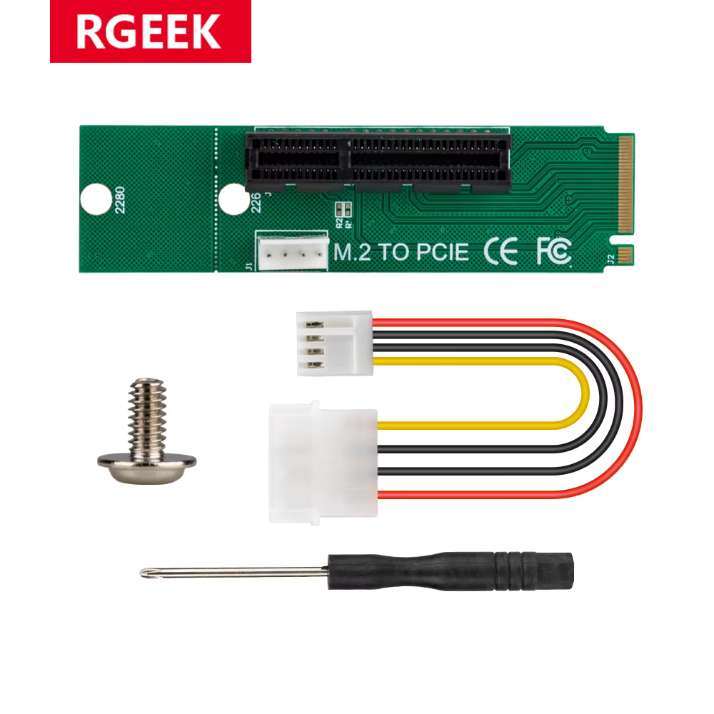 NGFF-Adaptateur de carte Riser M2 M.2 vers PCI-E 4x 1x, mâle vers femelle, multiplicateur PCIE pour