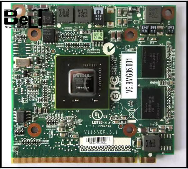 GeForce 9300M GS 9300MGS MXM II DDR2 256MB carte vidéo de fouille G98-630-U2 pour Acer Aspire 4730 4