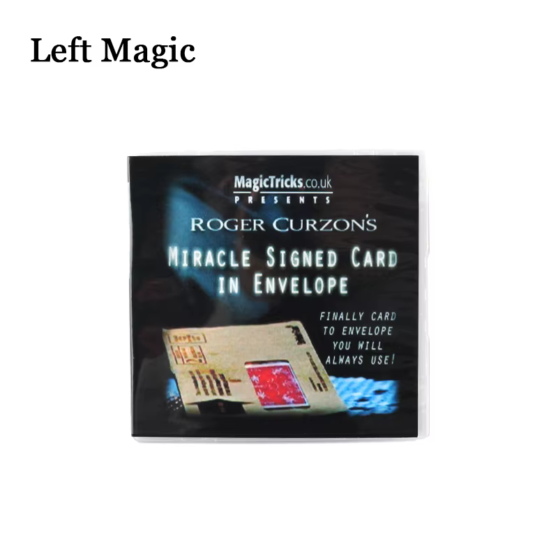 Carte signée Miracle, tours de magie, carte prophiée de Signature dans l'enveloppe (tours + DVD), ac