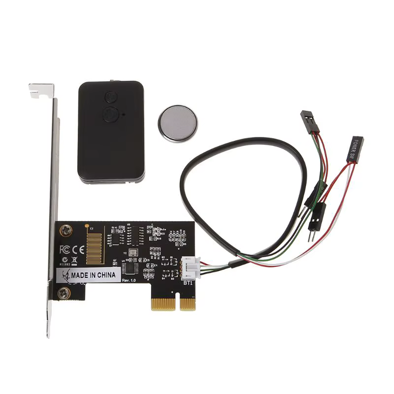 Interrupteur de redémarrage sans fil, télécommande PCI-E, 20m, activation/désactivation