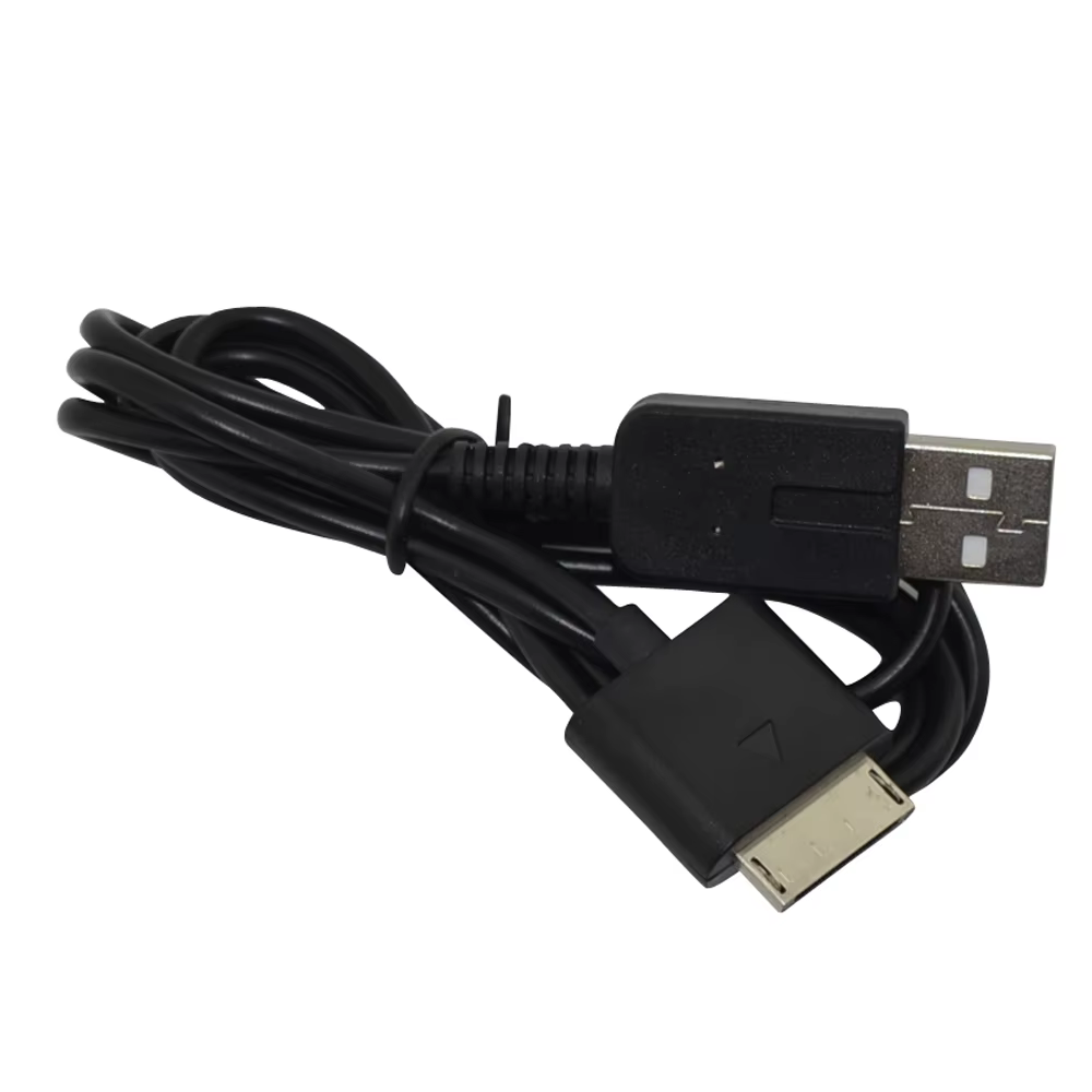 Câble de chargeur d'alimentation USB pour console de jeu PSP Go, transfert de données divisé 2 en 1