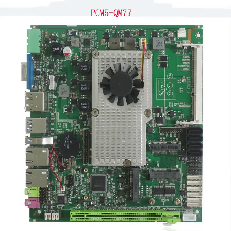 Mini carte mère Intel core i7-3610QM CPU avec 2 emplacements PCI carte mère industrielle ITX