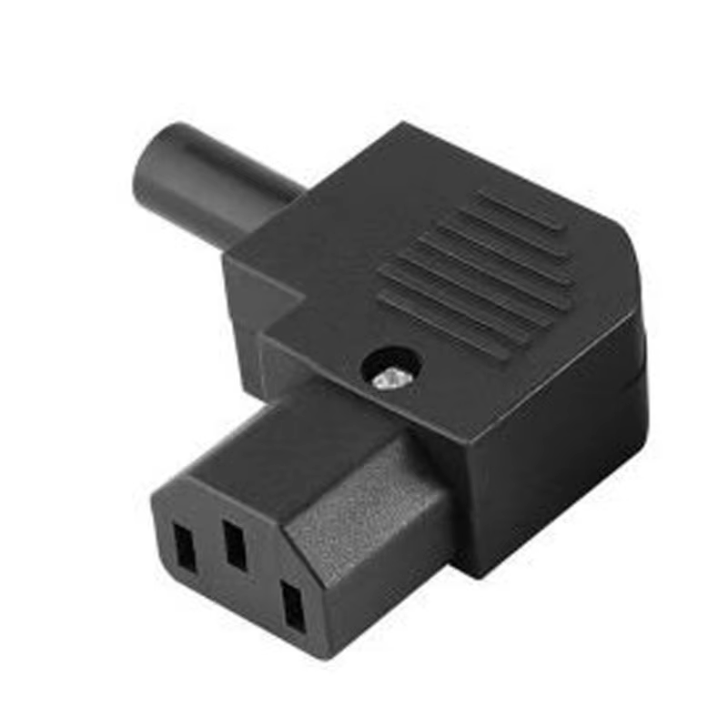 1 pièce Prise de panneau d'alimentation CA noire IEC320 C13 C14, Fiche de câblage réutilisable pour
