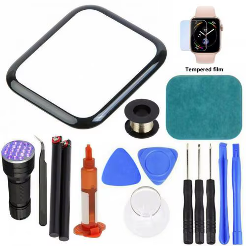 Kit de réparation de colle UV de remplacement de couvercle en verre LCD avant précis pour Apple Watc