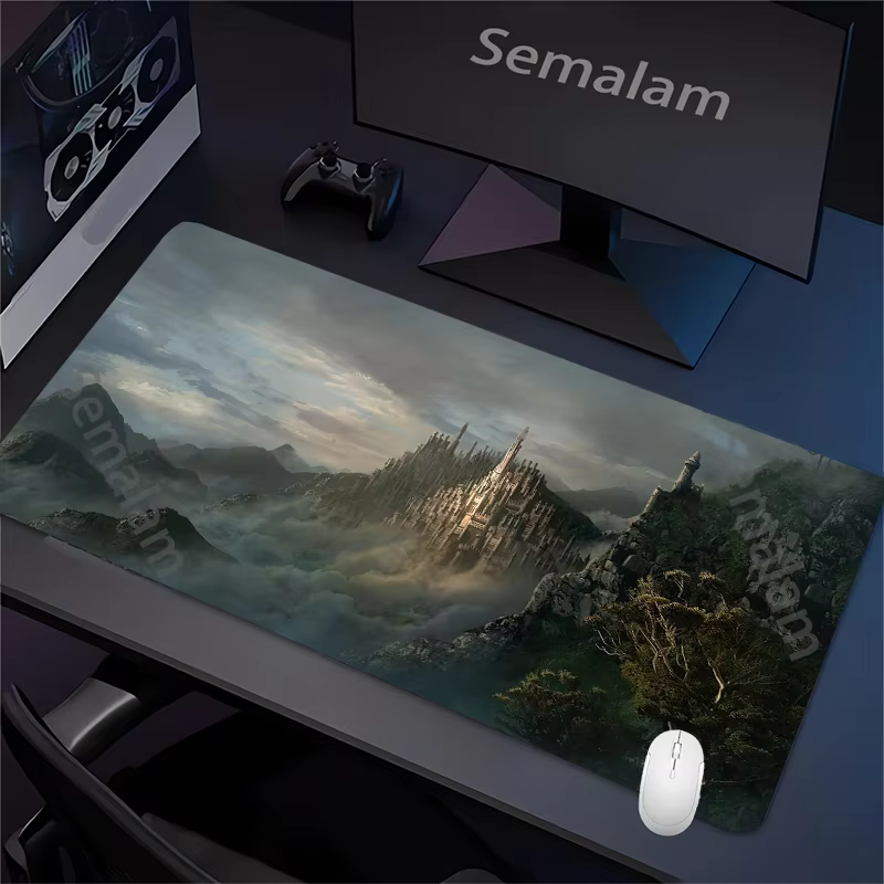 Tapis de jeu Fantasy Dark Forest, tapis de souris de jeu, base en caoutchouc antidérapante, 35x60, t