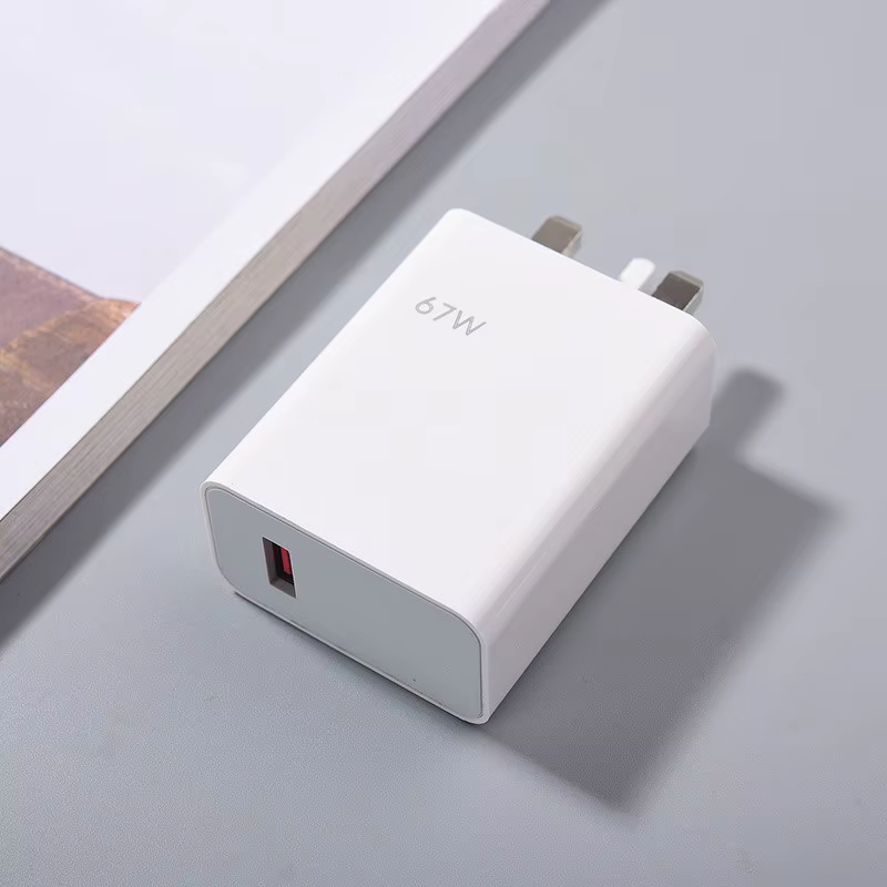 Pour Xiaomi 67W chargeur rapide prise britannique adaptateur de Charge Turbo 6A câble Usb Type C pou
