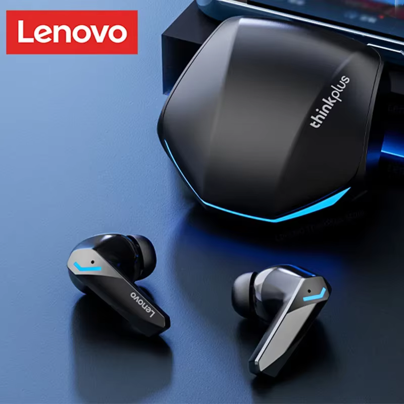 Écouteurs sans fil Bluetooth V5.4 TWS Lenovo GM2 Pro, appels HD, faible latence, double mode musique