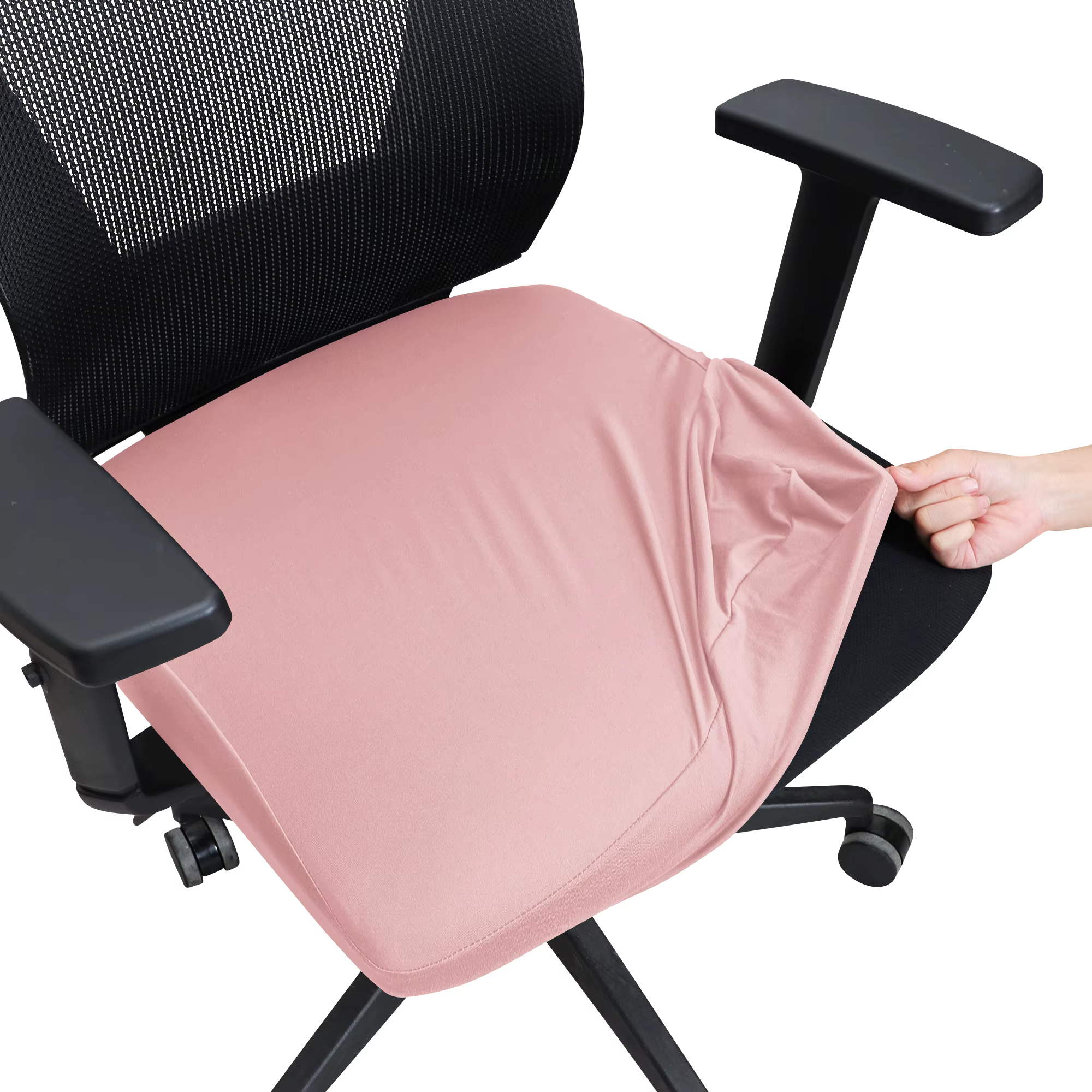 Housse de siège de chaise de bureau extensible, solide, pour chaise d'ordinateur, 1 pièce, housse de