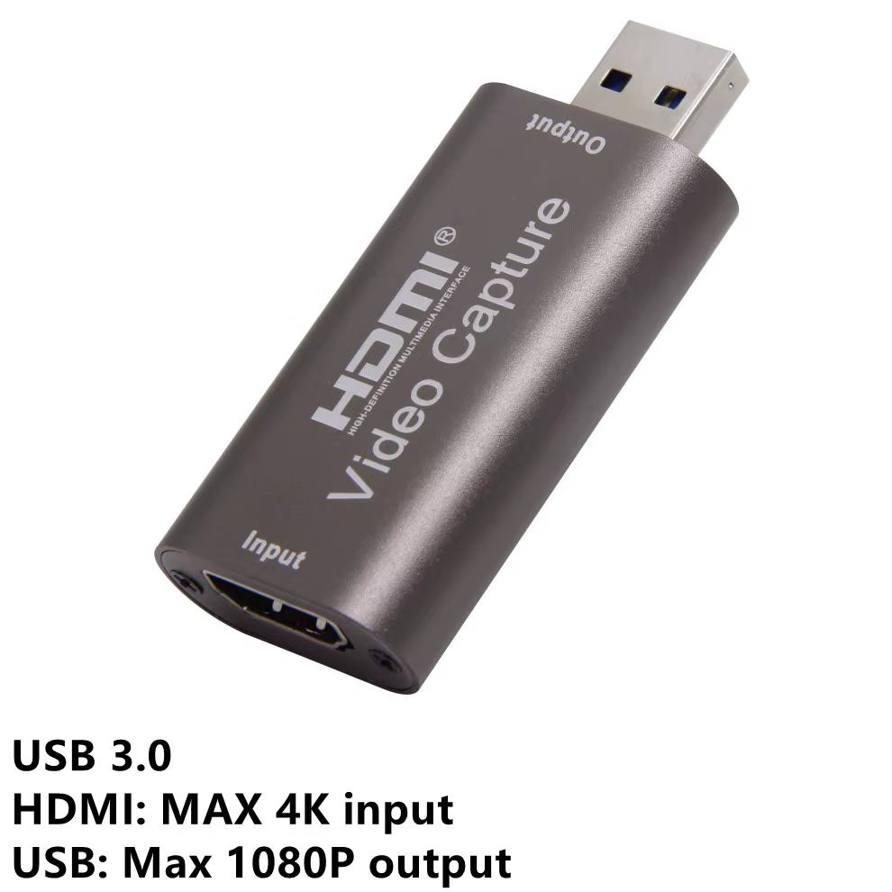 Carte d'acquisition USB 3.0 2.0 pour jeux vidéo en direct, HDMI 4K, lecteur DVD, caméra, enregistrem