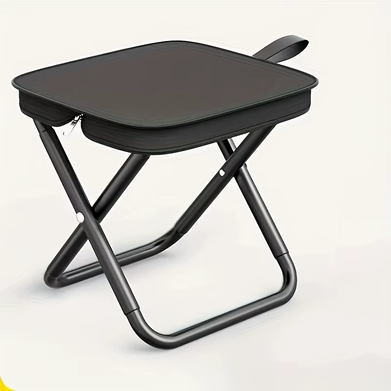 Tabouret pliant Portable avec poignée, tabouret de pêche de Camping en plein air, tabouret à fermetu