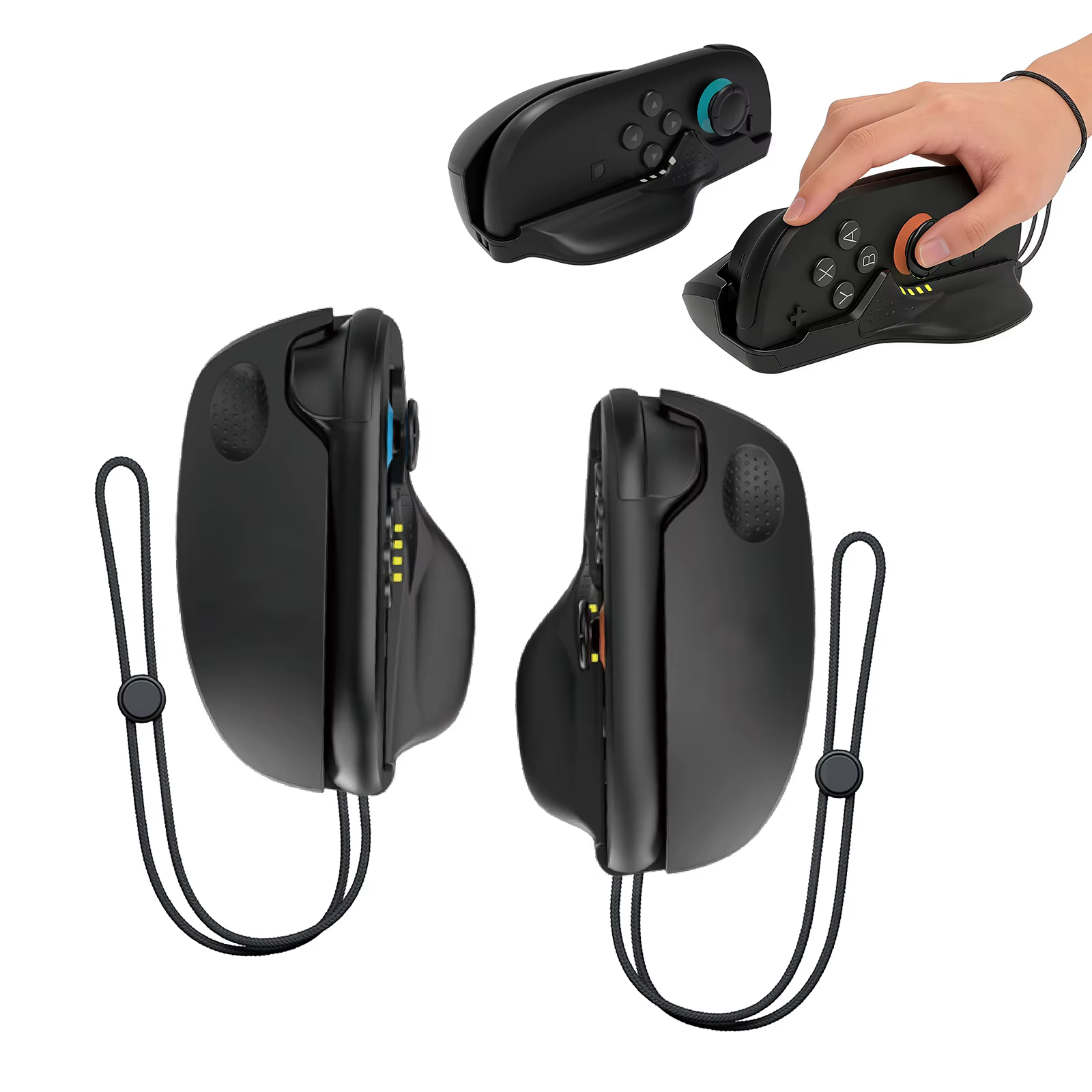 Switch 2 Joy-Con Gaming Mouse Grip – Accessoire de manette ergonomique pour réduire la fatigue penda