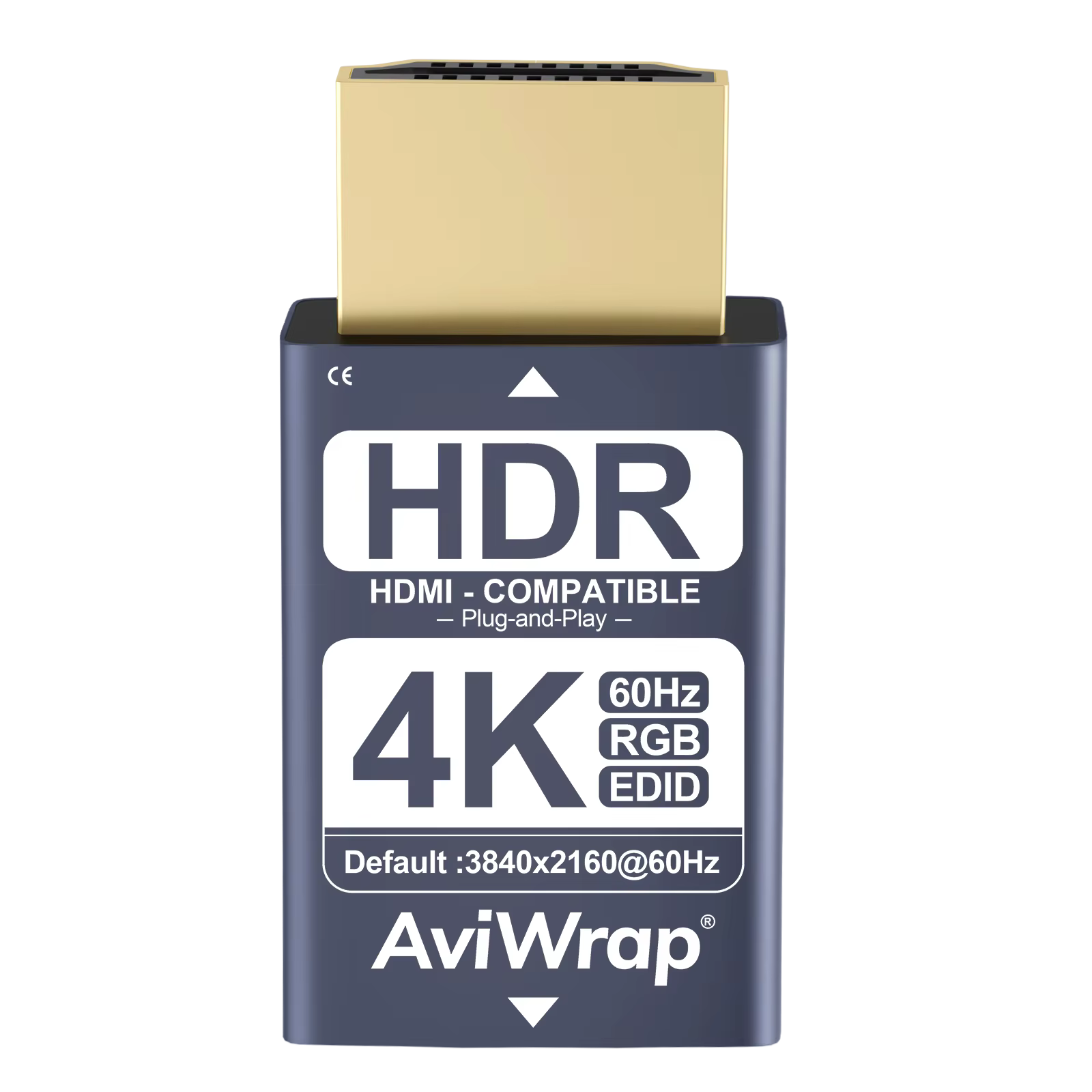 Émulateur HDMI EDID avec fonction de passage de signal, Affichage virtuel 1080p@60Hz, Gestionnaire E