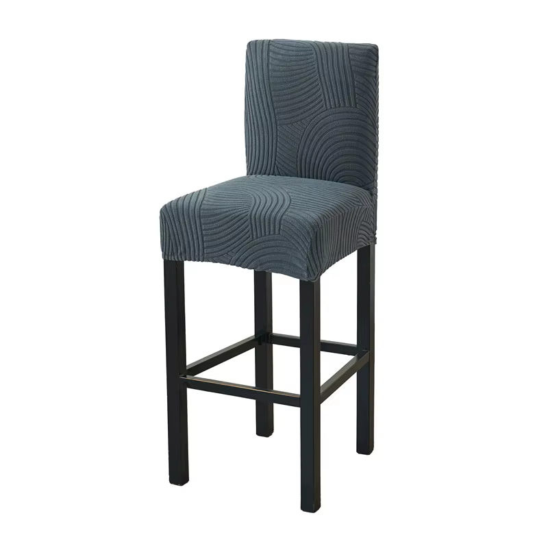1/2/4/6 pièces housses de chaise de Bar Jacquard élastique tabouret housse comptoir selle housse de 