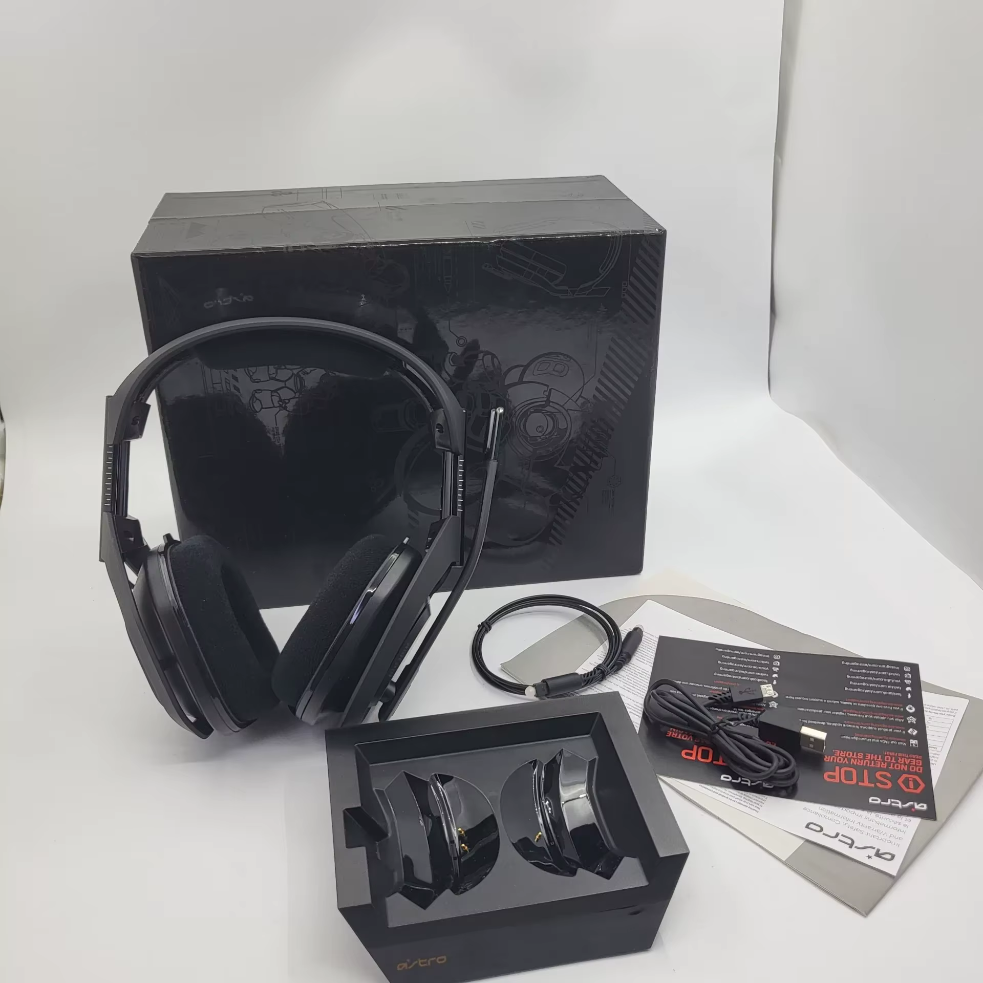 Nouveau casque de jeu sans fil Astro A50 + STATION de Base, Station de Base multifonction 2.4GHZ ave