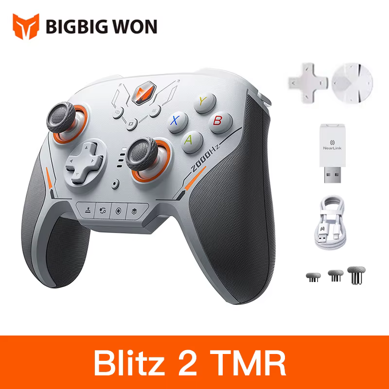 BIGBIG WON Blitz 2 Pro contrôleur sans fil taux de retour 2000Hz contrôleurs somatosensoriels APEX p