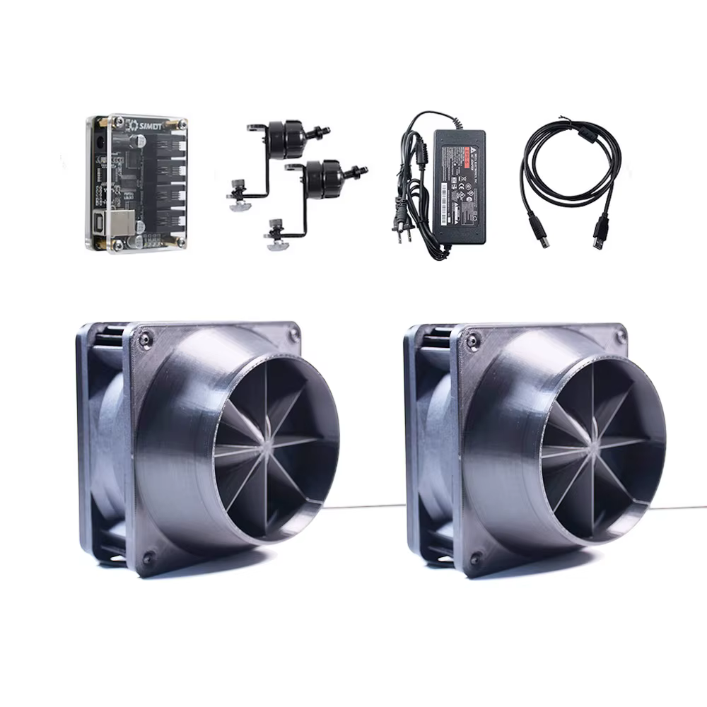 Kit simulateur de vitesse du vent pour simulateur de course SIM pour Logitech G29 Thrustmaster T300