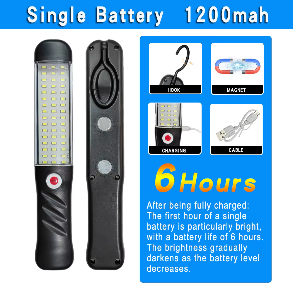 Déterminer la lampe de travail aste USB, budgétaire de véhicule portable, lumière de réparation, aim