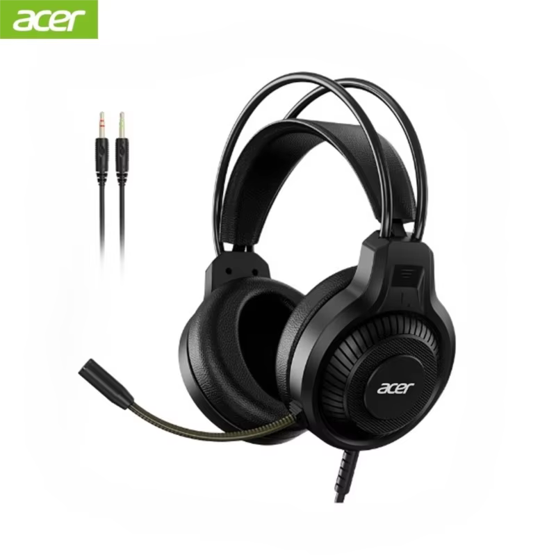 Acer casque de jeu avec micro 7.1 stéréo virtuel Surround lumière LED basse écouteurs casques Gamer