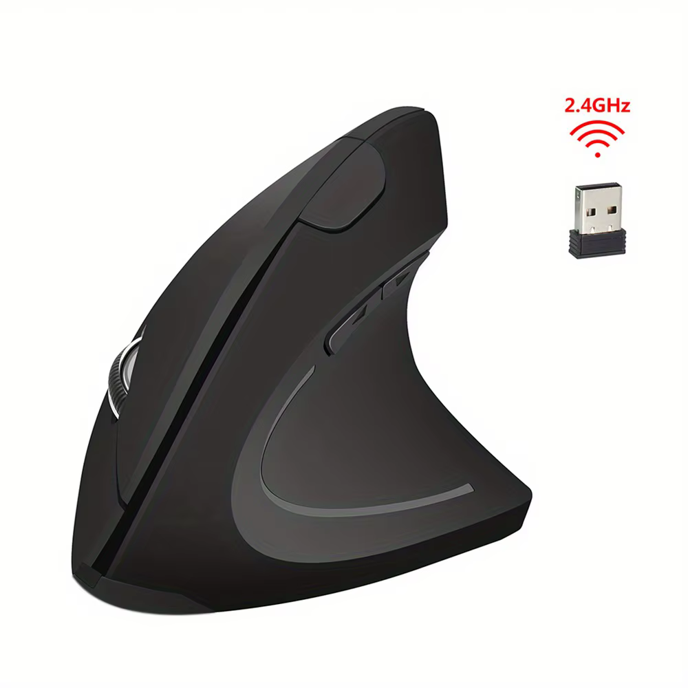 Souris optique filaire verticale ergonomique de rvb de main droite pour le jeu sain de PC