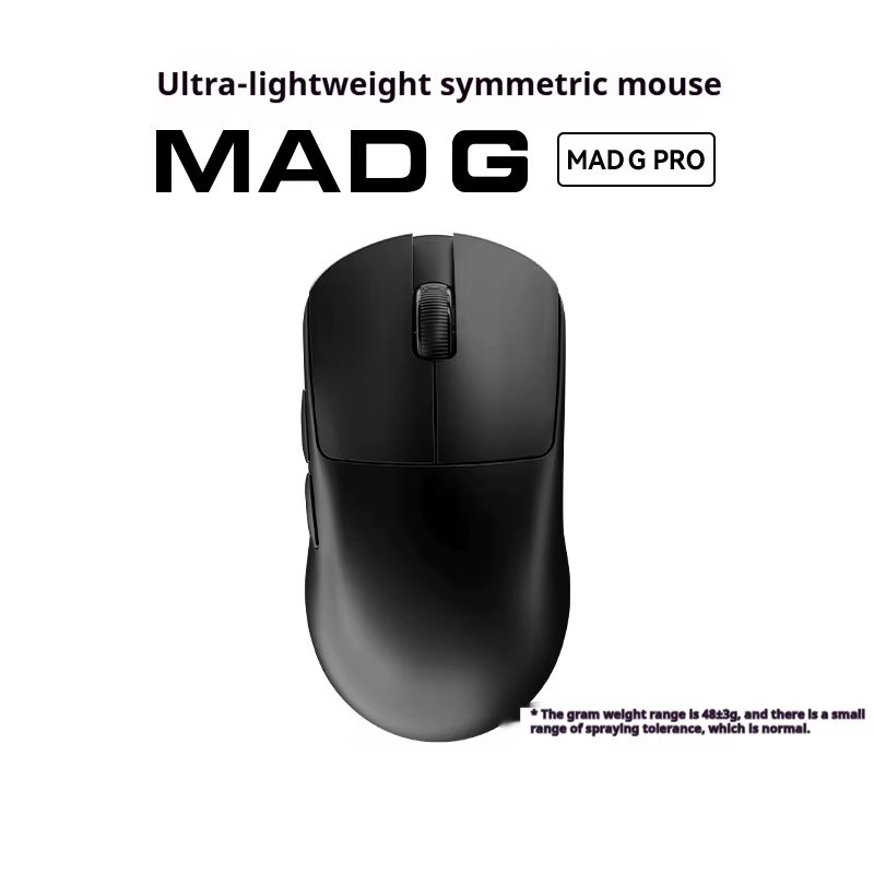 MADLIONS-Souris sans fil MAD G Max, 8KHz, Nordic 52840, PAW3395, Légère, Ordinateur portable, Esport