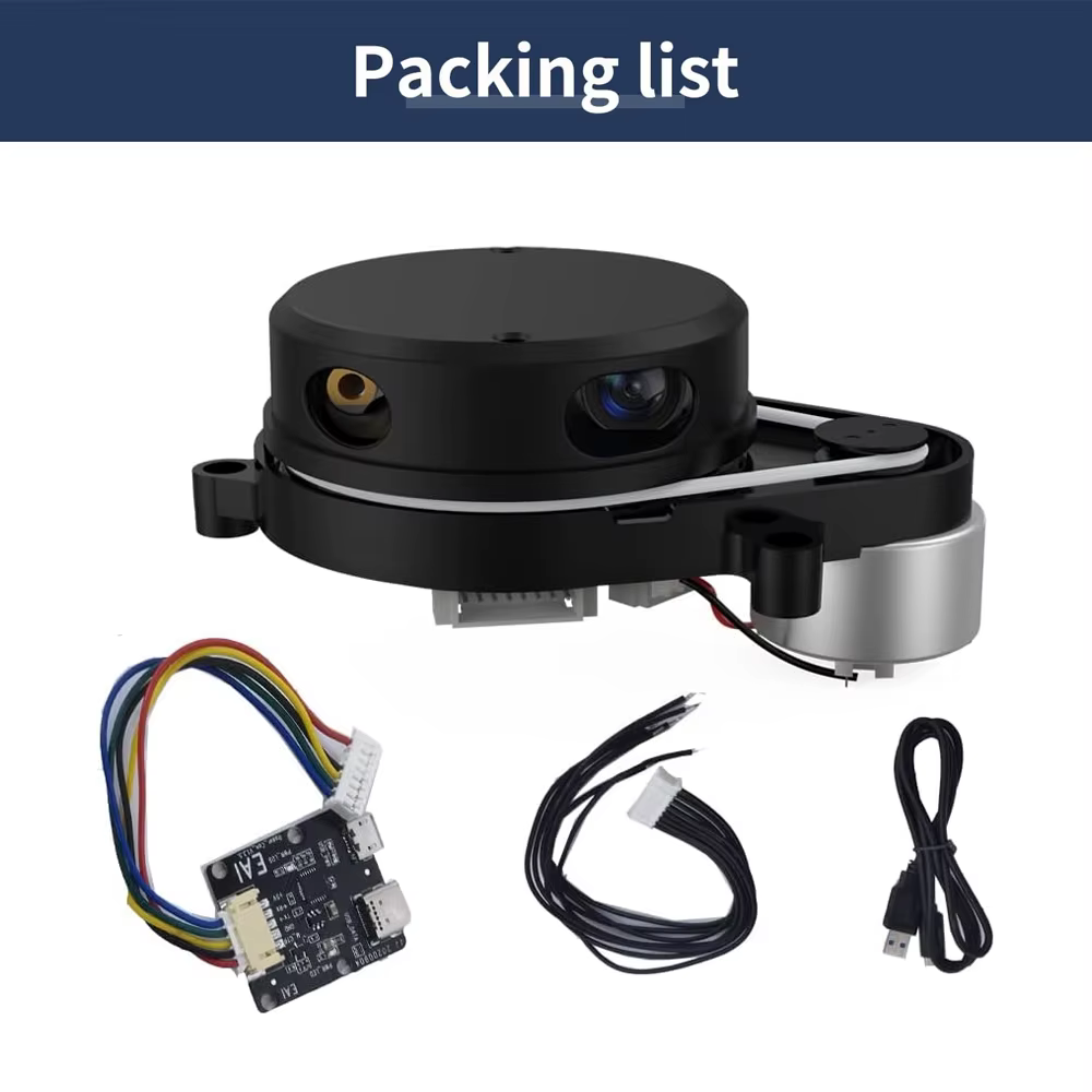 YDLIDAR X4 Pro 360 degrés 2D gamme Laser Lidar Scanner triangulaire plage 10 mètres rayon de numéris