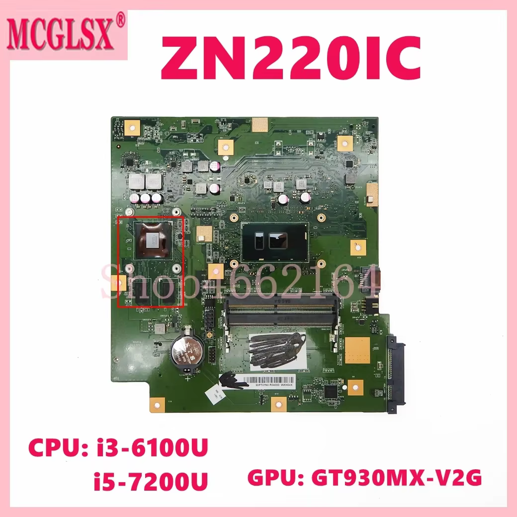 Carte mère ZN220IC pour Asus Zen AiO Pro Z220IC-K ZN220IC ZN220I, carte mère commerciale avec proces