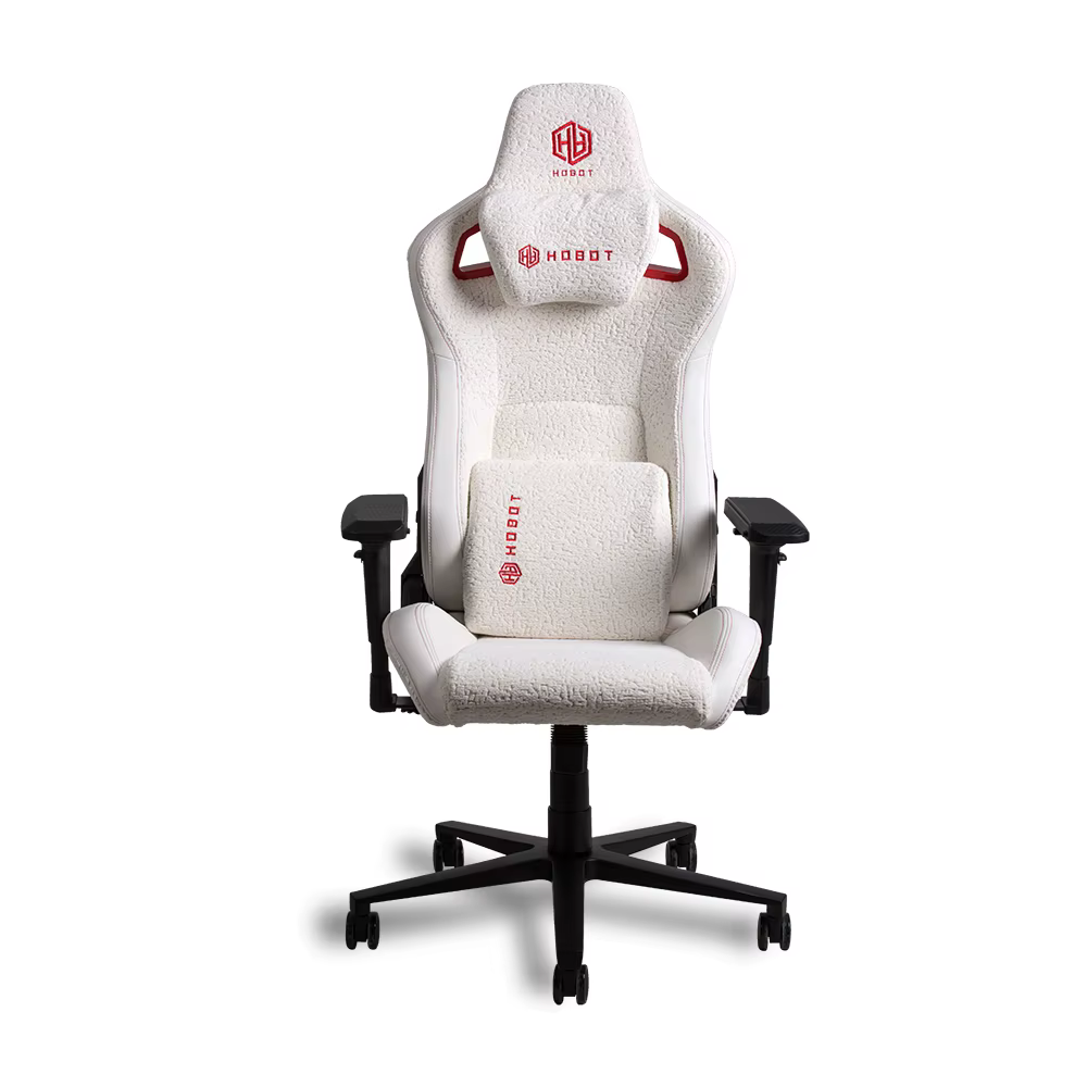 Chaise de jeu marron de haute qualité, luxueuse, ergonomique, en tissu chenille PU moelleux, avec ap