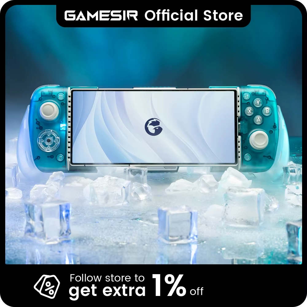 Manette de jeu GameSir X3 Pro avec joystick à effet Hall, bouton micro-interrupteur, ventilateur de