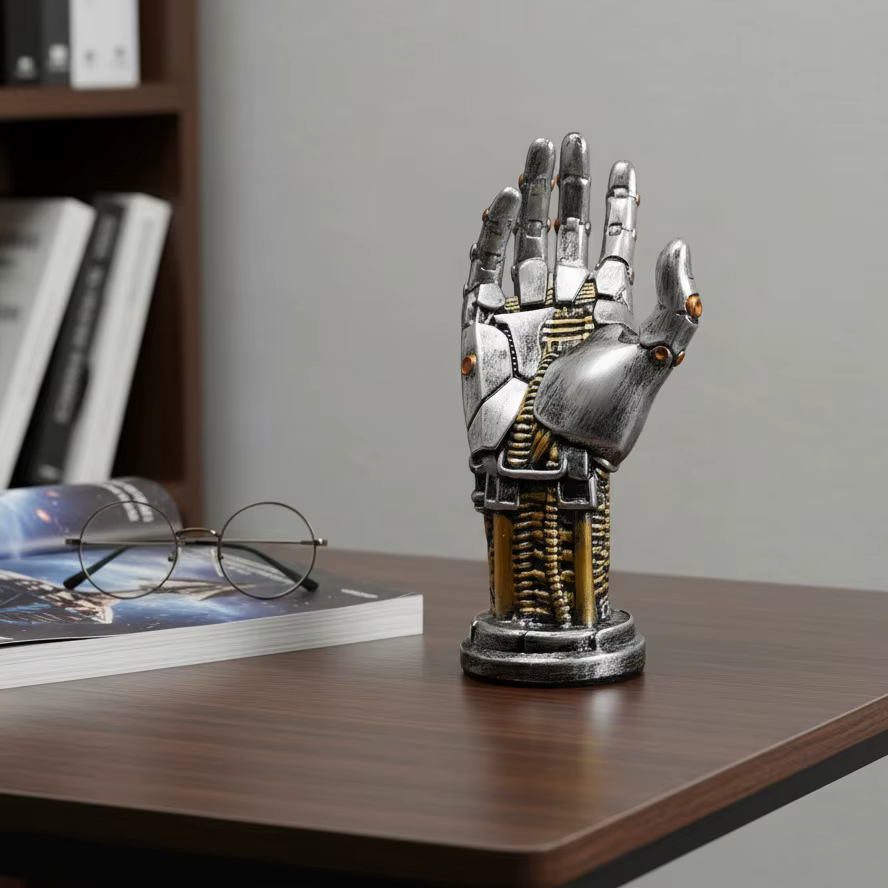 Support de manette de jeu Cyberpunk 3D, boîte de rangement robotique pour clés de téléphone de contr
