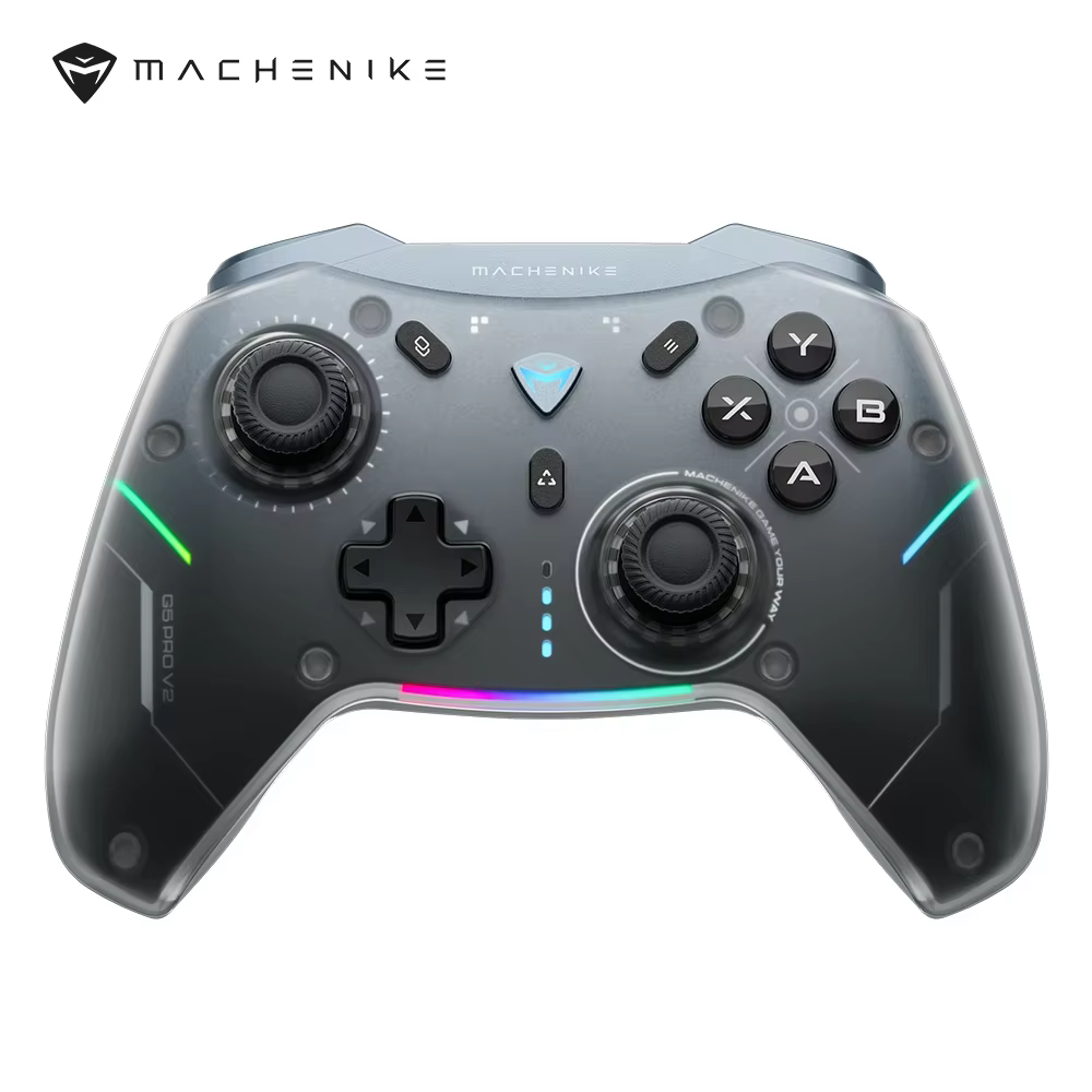 Manette de jeu sans fil Machenike G5Pro V2 pour PC/NS/Mobile, joystick interchangeable à chaud, taux