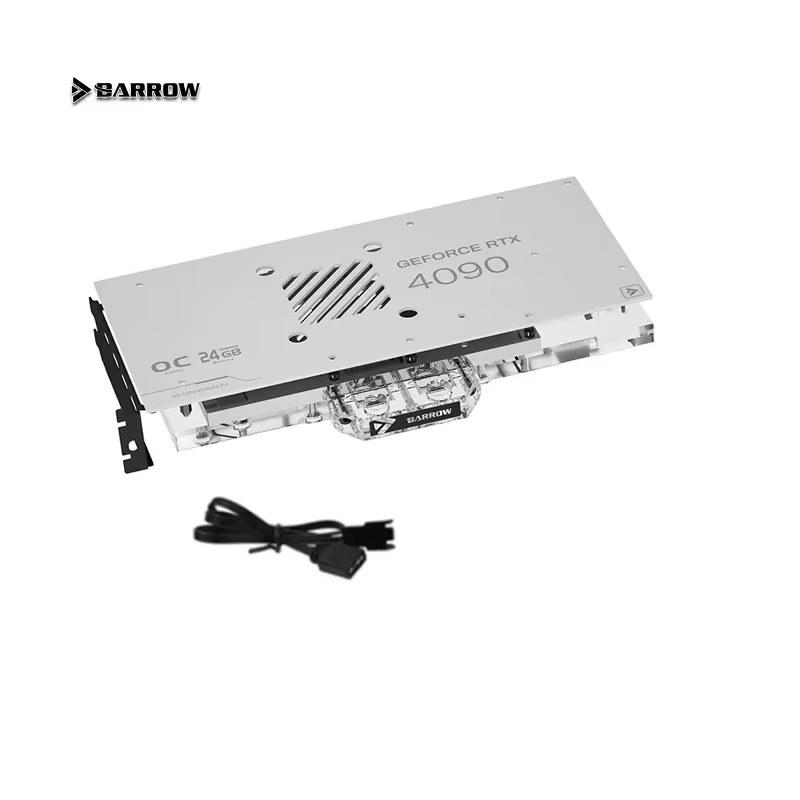 Barrow-GPU Water nights à couverture complète, 5V ARGB 3PIN AHatchSYNC, gelée RTX 4090 GAMING X TRIO