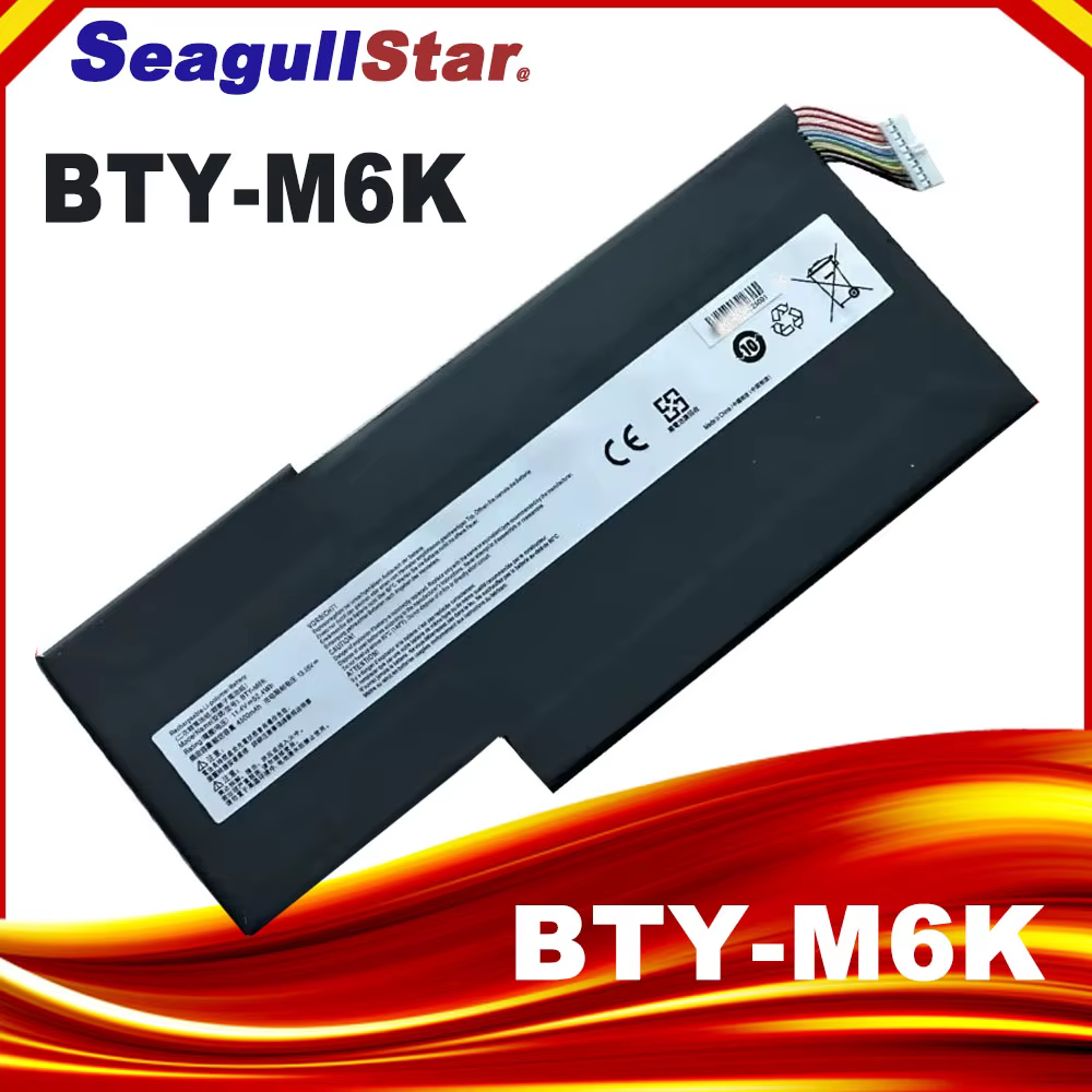Batterie d'ordinateur portable BTY-M6K pour MSI MS-17B4 MS-16K3 GF63 Thin 8RD 8RC GF75 Thin 3RD 8RC 