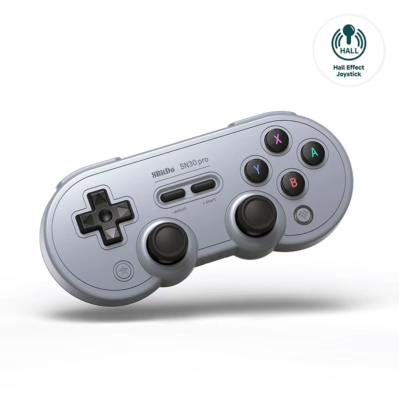 Manette de jeu Bluetooth sans fil 8BitDo SN30 Pro avec effet Hall pour Switch 2, 1, PC, Windows 10,