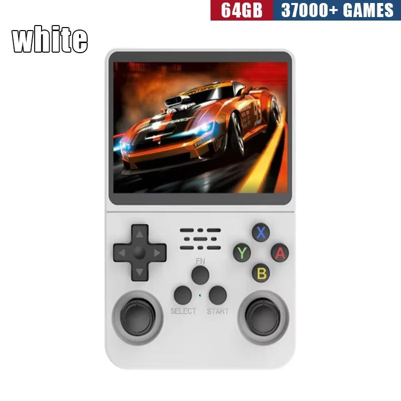 Console de jeu portable rétro R36S – Écran IPS de 3,5 pouces, 64 Go/128 Go/256 Go, appareil de jeu p