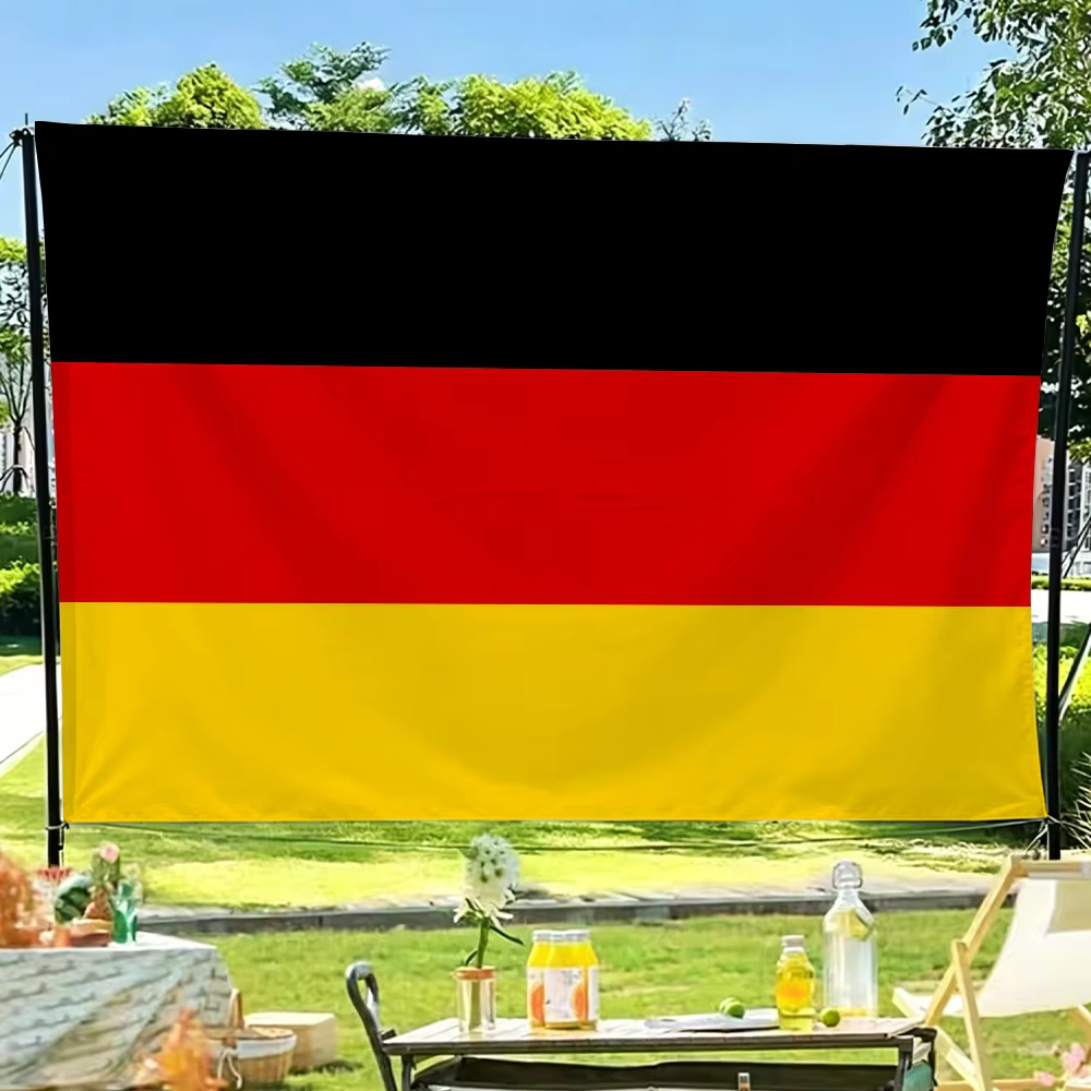 Drapeau de la nation allemande pour fête de jardin, décoration murale pour salon, maison, bannière, 
