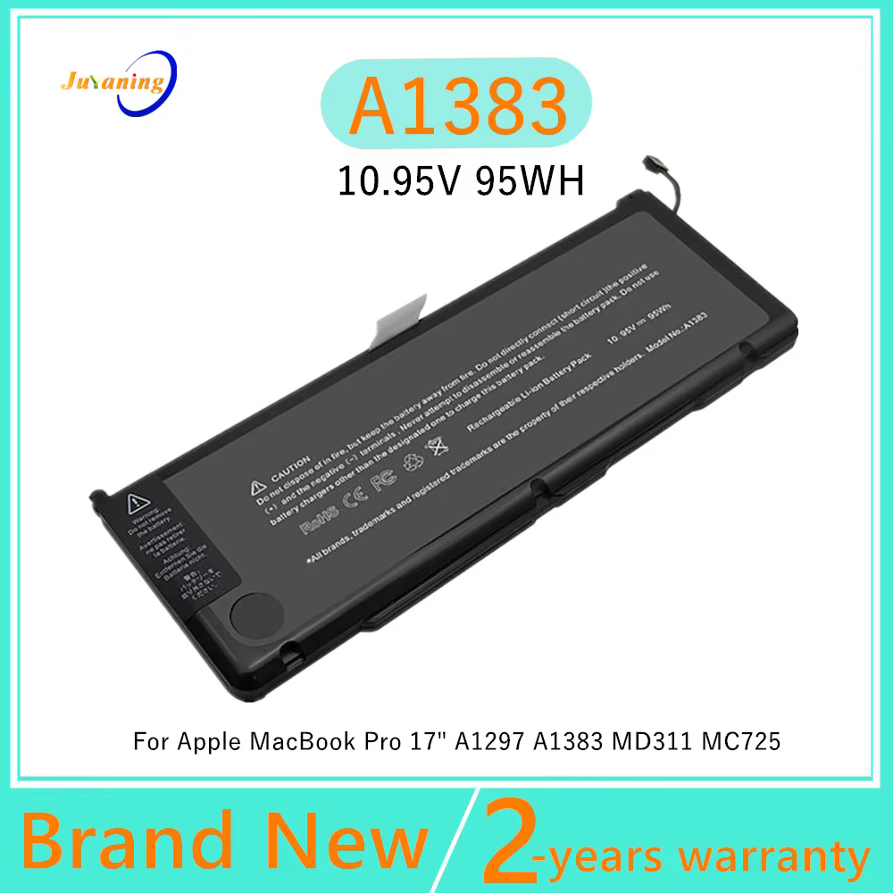 Batterie pour Apple MacBook Pro 17 "A1297 A1383 MD311 MC725 95WH 10.95V, vente en gros, nouvelle col